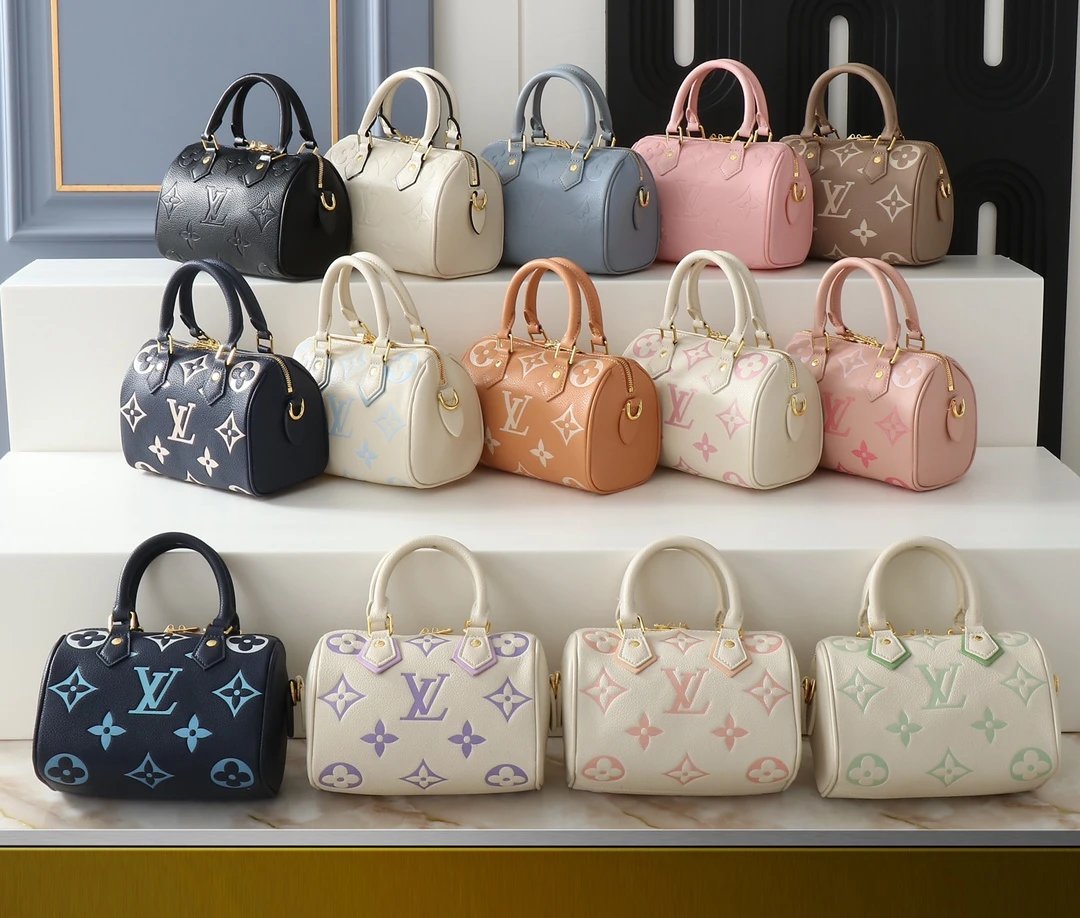 LV Bags【DX4-3】经典时尚压纹皮革手提斜挎包