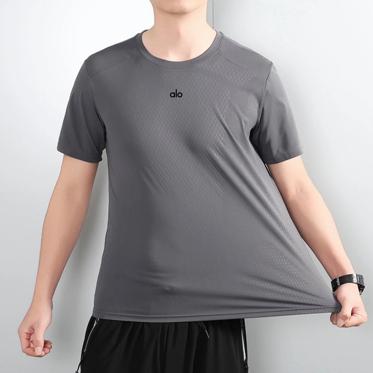 alo T-shirt【DX82-5】速干T恤冰丝凉感圆领短