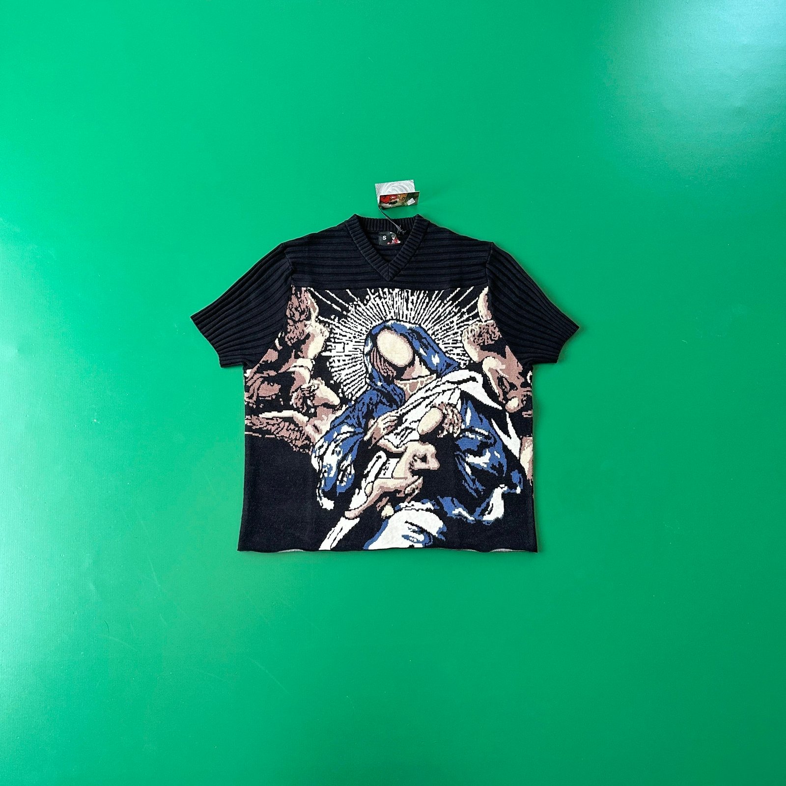 Derschutze T-shirt【DX243】天使针织V